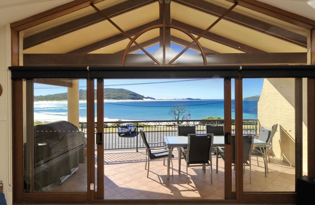 uninterrupted views of Fingal Bay Beach!