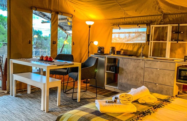 Unique African Safari Lodge Tent with Sea View