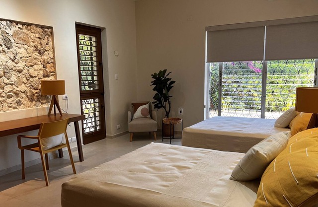 Unique Merida 3 Bdr home - 2 blocks to Paseo Montejo. W/Starlink Wifi & Pool