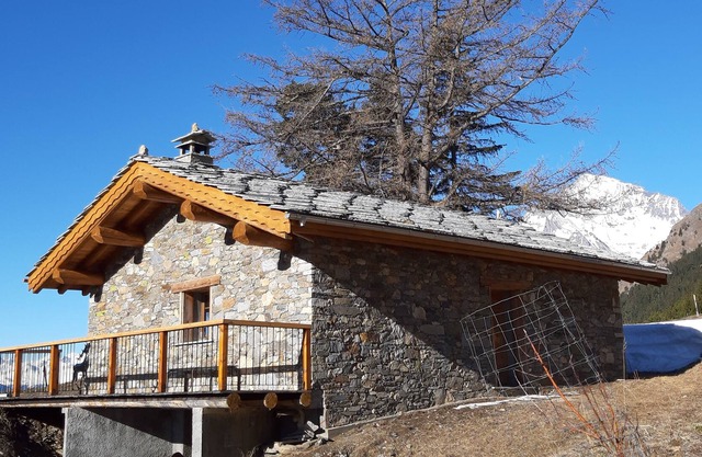 Unusual alpine chalet