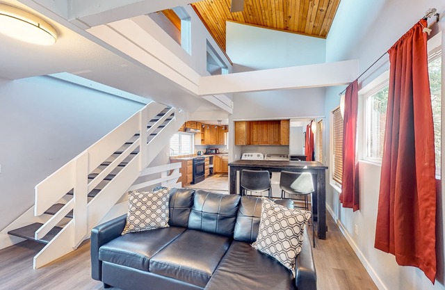 Updated dog-friendly home with fantastic ocean views - walk to the beach
