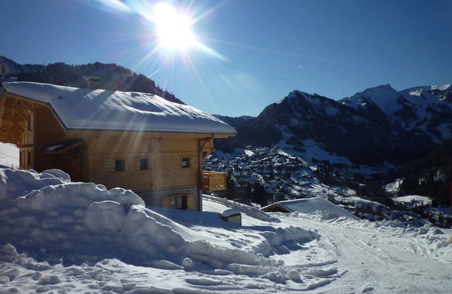 Upscale chalet not far from the ski slopes