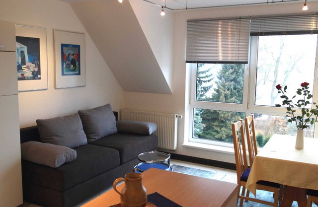 Vacation apartment at Lake Mirower See (attic) Whg. 1 - Holiday apartments at the lake in