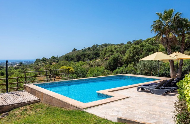 Vacation Home Sa Roca Blanca with Mountain View, Sea View, Pool, Wi-Fi, Terraces & Garden