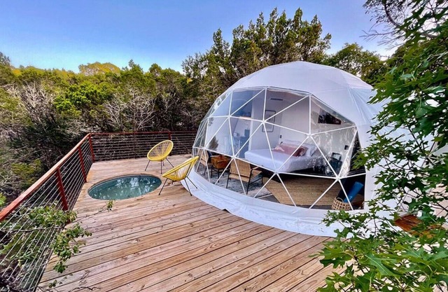 Vagary: Luxury Glamping in Treetop Dome + Dip Pool