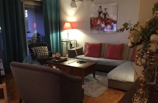 Very nice apartment facing the Rhône and the international city.