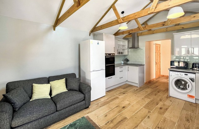 Very spacious property across the road from a lovely golden sanded beach.
