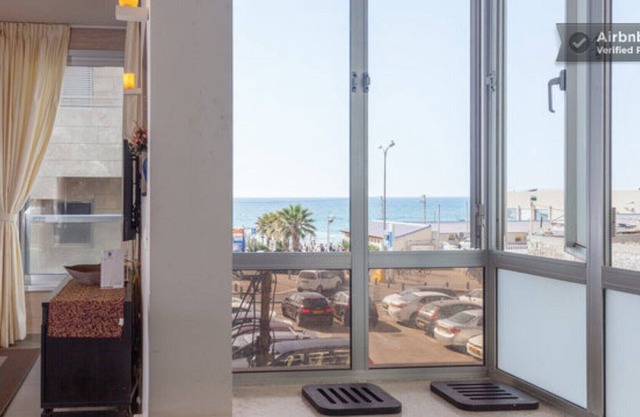 VIEW ON THE SEA! 100 METERS FROM BEACHES MEZIZIM, HILTON & PORT (HANAMAL)