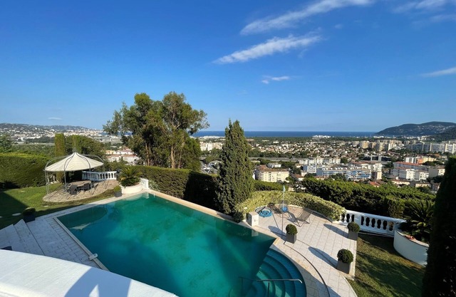 VILLA 5CBRES SPLENDID SEA VIEW WITH SWIMMING POOL MANDELIEU