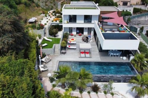 Villa Dezem-Infinity pool-Near Cannes-Panorama-AC