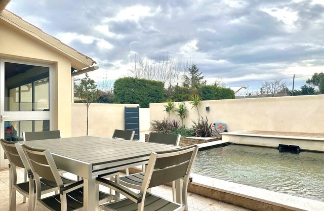 Villa Keromate, air-conditioned with natural pool.