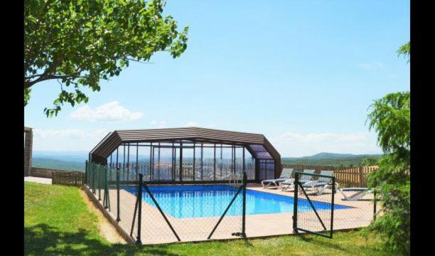 Villa in Casserres Sleeps 15 includes Swimming pool