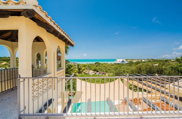 Villa Jasmine blends indoor/outdoor living with a lovely Mediterranean decor.