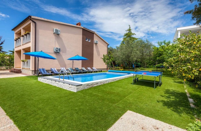 Villa Ketty in Fažana with playground, sea view and private pool