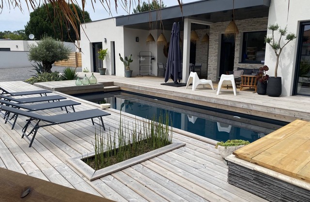 Villa Maison Familiale en Bordure de Forêt Avec Piscine