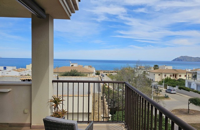 Villa 'Sa Nineta' with Beautiful Sea Views, Private Pool, Terrace, Garden, Wi-Fi & A/C