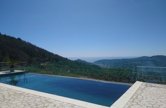 Villa with Pool on Two Levels With Stunning Mountain And Sea Views