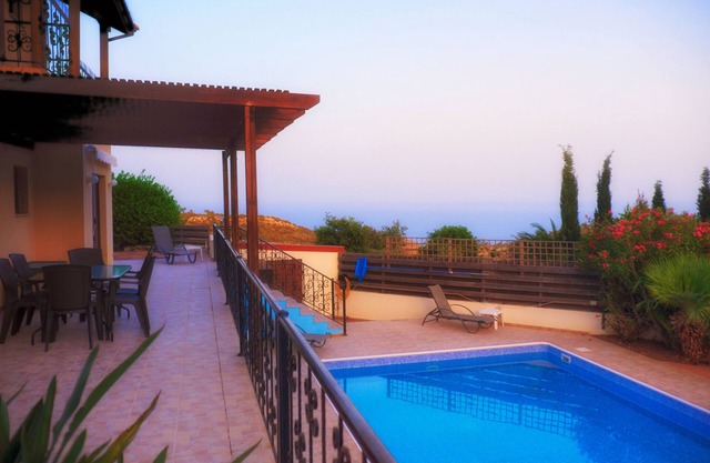Villa with private pool, sea view, 3 bedrooms, 4 bathrooms, Pissouri, Cyprus