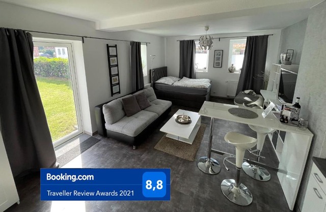 W1 - Kontaktloser 24h CHECK IN, W-LAN, Netflix, Parkplatz, Küche, Boxspring-Bett
