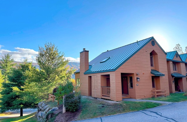 W29 Renovated Bretton Woods condo with ski slope views, A/C, fireplace and fast wifi, Dog Friendly!