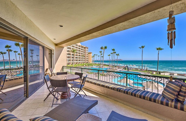 Walk to Beach: Oceanfront Rocky Point Condo