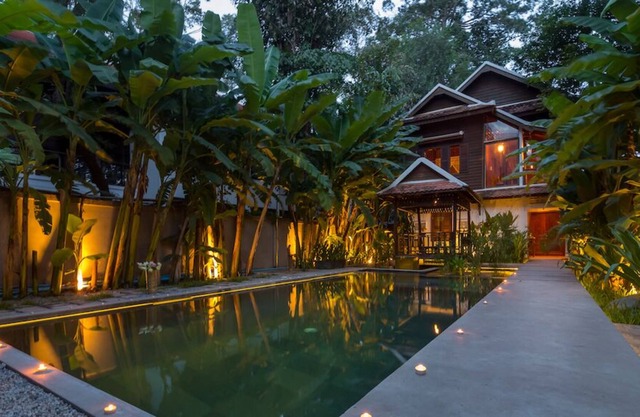 WAT PO HOUSE , private pool villa in siem reap