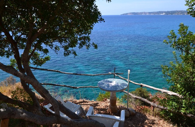 Water Side studios with swimming pool near Lourdas beach in charming Kefalonia