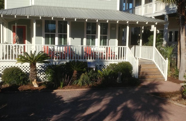 WE HAVE DEEDED ACCESS TO THE BEACH IN FRONT OF THE PALMS ACROSS THE STREET.