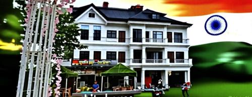 White stay house