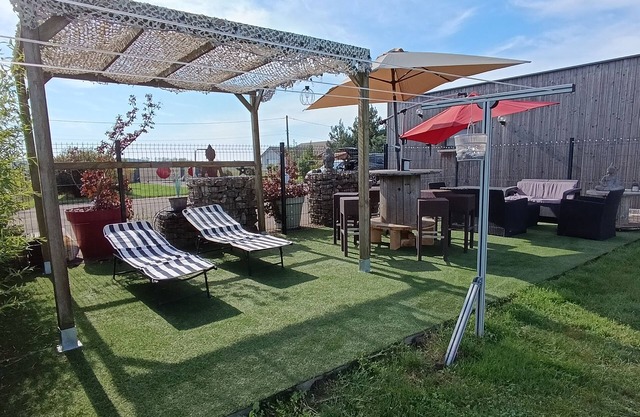 With inflatable spa - apartment for 6 people in Moselle. 1st floor.
