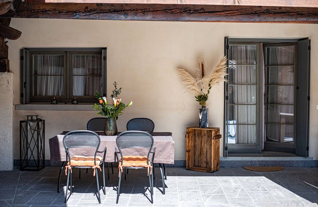 With outdoor terrace for family and friends