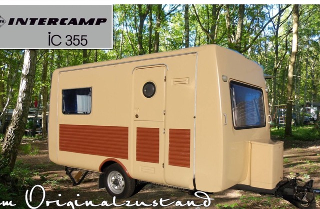 Wohnwagen 06 IC 355 - Ostalgie Intercamp Direkt AM Strand - Nonnevitz auf Rügen