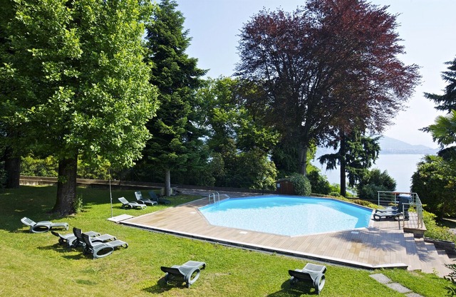 Wonderful apartment in a renowned art nouveau villa with pool and dream view