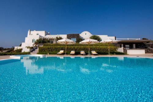 Wonderful Santorini Villa 5 En-Suite Bedrooms Villa Elysium Heated Pool & Caldera Views Akrotiri