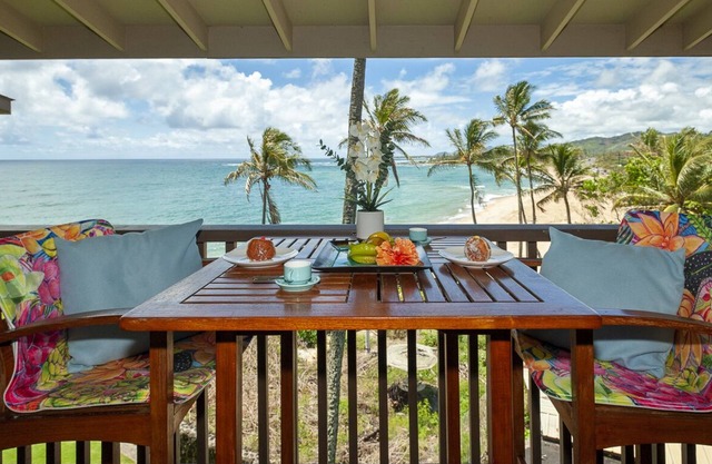 Wow the beach is right here! Plus air conditioned!