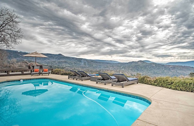 Yosemite and Bass Lake Home w/Pool and View