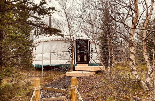 Yurt Freya is a traditional Mongolian yurt with a little extra.