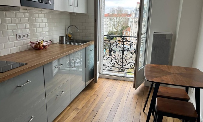 Quartier de la Maison-Blanche Apartment | "élégant Studio de Caractère à 75013 : Vivez L'expérience de Charme !