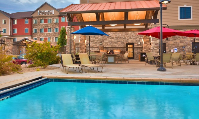Midvale Condo | 1 Bedroom Suite! Access to a Heated Pool & Hot Tub +Free Breakfast Buffet. Close to Jordan Landing!