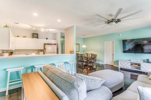 North Myrtle Beach Apartment | 1 Mi to Beach Family Condo in North Myrtle Beach!