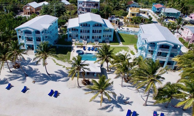 San Pedro Condo | 10 beachfront condos-up to 25 bedrooms, great for weddings, reunions, more!