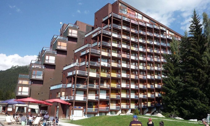 Arc-1800 Apartment | 100m from resort center, 8th floor, view mountain, balcony, tv, 25m², Les Arcs
