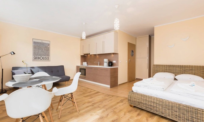 Swinoujscie Apartment | 11 Listopada 3D Świnoujście | Compact Studio with Balcony