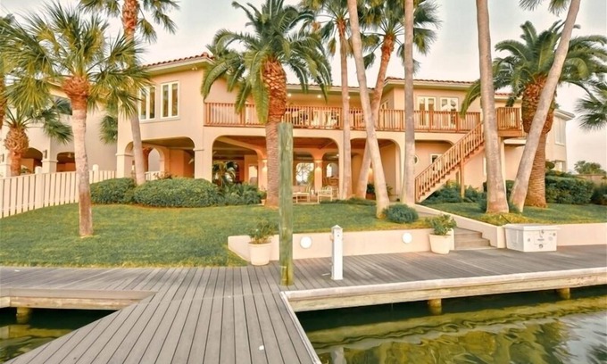 Key Allegro House | 12 Kingfisher - Luxurious canal home on Key Allegro Island with sweeping views