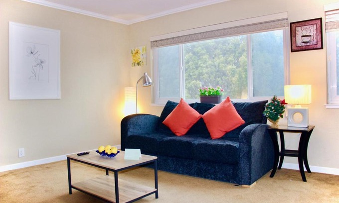 San Bruno Apartment | #123 Park Plaza NEW! 20% Discount 5 min from SFO, BART, Train
