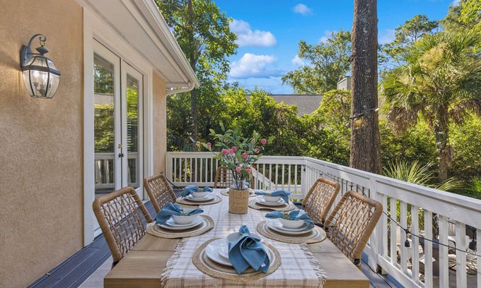Palmetto Dunes House | 15 Heath Drive @ Palmetto Dunes | Private Pool | Bunk Room | 5 min to Beach |