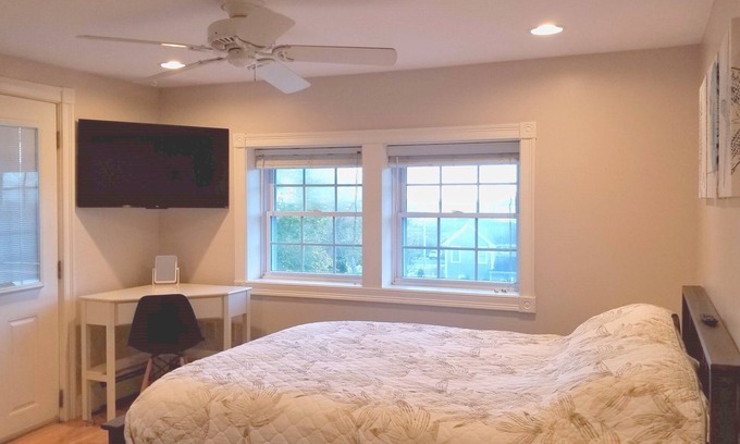 Plymouth Apartment | 1620 Bayview- 1/2 mile to BID, 1 mi. DTown, Ocean Views Private Yard