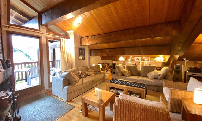 Arc-2000 Apartment | 170m2 duplex apartment in Les Arcs 2000, ski in/ski out, Mont Blanc view