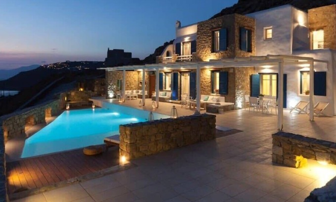 Agios Stefanos Other | 180 ° View PRIVATE Pool Villa Choulakia to enjoy SUN kissing SEA