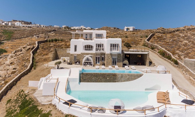 Kanalia Villa | 180° Seaview Luxurious Villa Sera in Mykonos